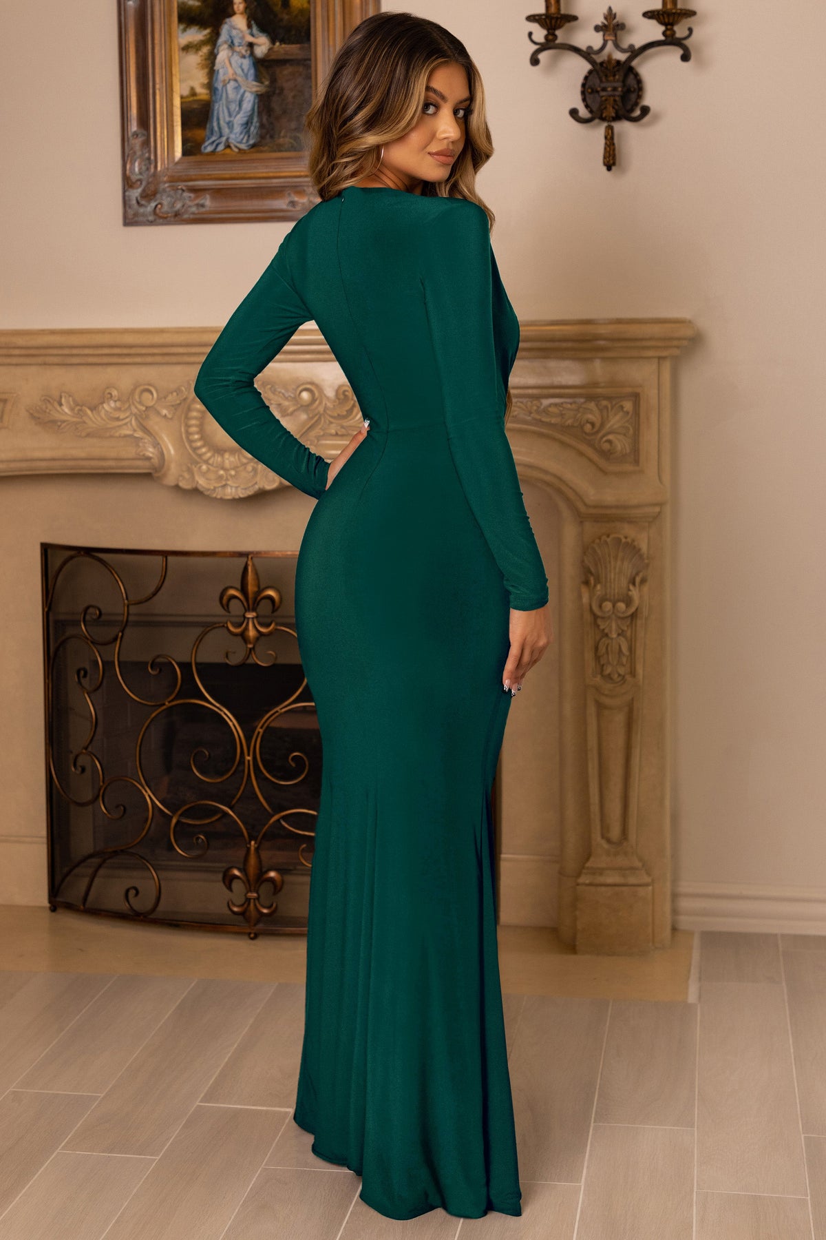 Buy Green Gown At Zeel Clothing|Eco-Friendly Fashion | Color: Green